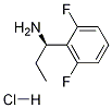 (R)-1-(2,6-ジフルオロフェニル)プロパン-1-アミン塩酸塩 化学構造式