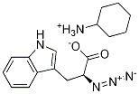 (S)-2-アジド-3-(3-インドリル)プロピオン酸 シクロヘキシルアンモニウム塩 化学構造式