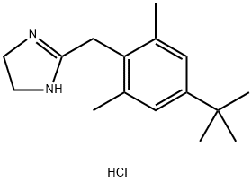キシロメタゾリン塩酸塩 化学構造式