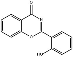 2-(2-ヒドロキシフェニル)-4H-1,3-ベンゾオキサジン-4-オン 化学構造式