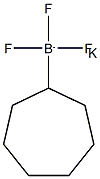 シクロヘプチルトリフルオロほう酸カリウム 化学構造式
