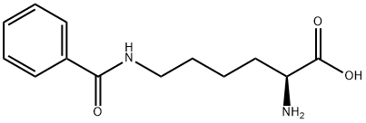 苯甲酰-L-赖氨酸, 1219-46-1, 结构式