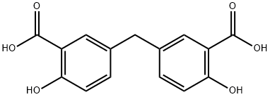 5,5'-亚甲基二水杨酸 结构式