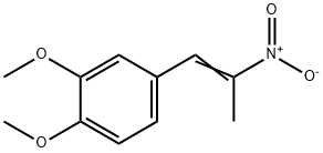 3,4-二甲氧基-BETA-甲基-BETA-硝基苯乙烯 结构式
