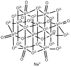 hexasodium decavanadium octacosaoxide 结构式