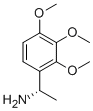 Benzenemethanamine, 2,3,4-trimethoxy-a-methyl-,(S)- Structure