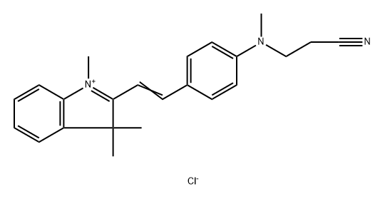 2-[2-[4-[(2-Cyanethyl)methylamino]phenyl]vinyl]-1,3,3-trimethyl-3H-indoliumchlorid