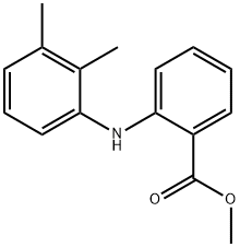 苯甲酸,2-[(2,3-二甲基苯基)氨基]-,甲酯, 1222-42-0, 结构式