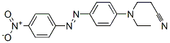 3-[乙基[4-[(4-硝基苯基)偶氮]苯基]氨基]丙腈 结构式