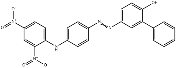 5-[[4-[(2,4-dinitrophenyl)amino]phenyl]azo][1,1'-biphenyl]-2-ol 结构式