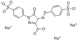 Aluminium, 4,5-Dihydro-5-oxo-1-(4-sulfophenyl)-4-[(4-sulfophenyl)azo]-1H-pyrazol-3-carbonsure Komplex
