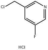 3-氯甲基-5-氟吡啶盐酸盐, 1222556-83-3, 结构式