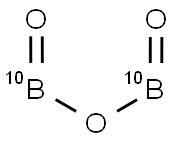 BORON-10B OXIDE 结构式