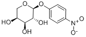 4-ニトロフェニル Α-L-アラビノピラノシド 化学構造式