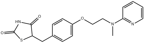 ロシグリタゾン 化学構造式