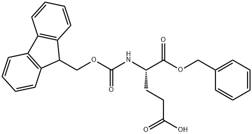 FMOC-L-谷氨酸-Α-苄酯, 122350-52-1, 结构式