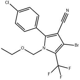 4-브로모-2-(4-클로로페닐)-1-(에톡시메틸)-5-(트리플루오로메틸)피롤-3-카보니트릴