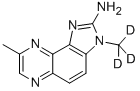 2-氨基-8-甲基-3-(三氘代甲基)咪唑[4,5-F]喹喔啉 结构式