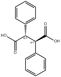 内消旋-2,3-二苯基琥珀酸, 1225-13-4, 结构式