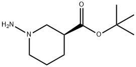 (S)-1-氨基哌啶-3-羧酸叔丁酯, 1225349-89-2, 结构式