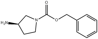 (R)-1-苄氧羰基-3-氨基吡咯烷, 122536-73-6, 结构式