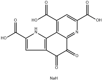 ピロロキノリンキノン二ナトリウム 化学構造式