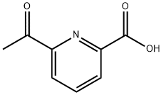 6-乙酰基吡啶-2-甲酸, 122637-39-2, 结构式