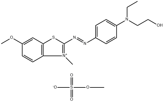 2-((4-(Ethyl(2-hydroxyethyl)-amino)phenyl)azo)-6-methoxy-3-methylbenzothiazoliummethylsulfat