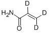 アクリルアミド‐2,3,3‐D3 化学構造式