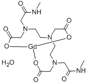 ガドジアミド水和物 化学構造式