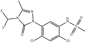 甲磺草胺, 122836-35-5, 结构式