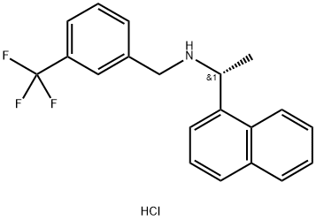 (R)-α-Methyl-N-[3-[3-(trifluoroMethyl)phenyl]Methyl]-1-naphthaleneMethaneaMine Hydrochloride Structure