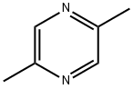 2,5-ジメチルピラジン 化学構造式