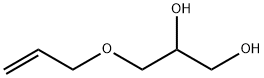 3-アリルオキシ-1,2-プロパンジオール 化学構造式