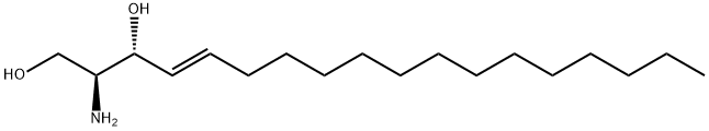 D-鞘氨醇 结构式