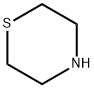 硫代吗啉, 123-90-0, 结构式