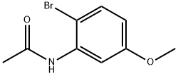 N-乙酰基-2-溴-5-甲氧基苯胺, 123027-99-6, 结构式