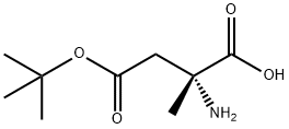 (R)-Α-METHYLASPARTIC ACID-4-TERT-BUTYL ESTER 结构式