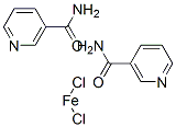 dichlorodi(nicotinamide)iron 结构式