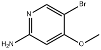 5-溴-4-甲氧基吡啶-2-胺 结构式