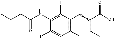 丁碘桂酸 结构式