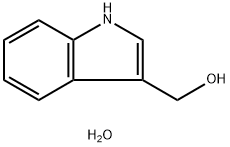 INDOLE-3-CARBINOL HYDRATE, 123334-15-6, 结构式