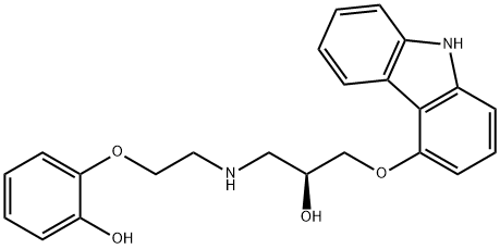 (S)-(-)-O-DESMETHYLCARVEDILOL Struktur