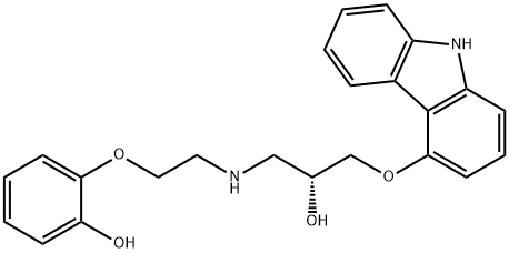 (R)-(+)-O-DESMETHYLCARVEDILOL Struktur