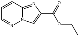 咪唑并[1,2-B]哒嗪-2-甲酸乙酯 结构式