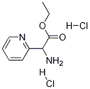 Ethyl 2-Amino-2-(2-pyridinyl)acetate Dihydrochloride Structure