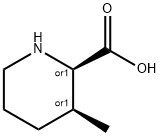 (+/-)-CIS-3-METHYL-2-PIPERIDINECARBOXYLIC ACID Structure