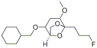 6,8-Dioxabicyclo3.2.1octane, 2-(cyclohexylmethoxy)-5-(3-fluoropropyl)-4-methoxy-, 1R-(exo,exo)-|