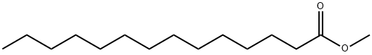 ミリスチン酸 メチル 化学構造式