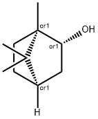 (±)-イソボルネオール 化学構造式